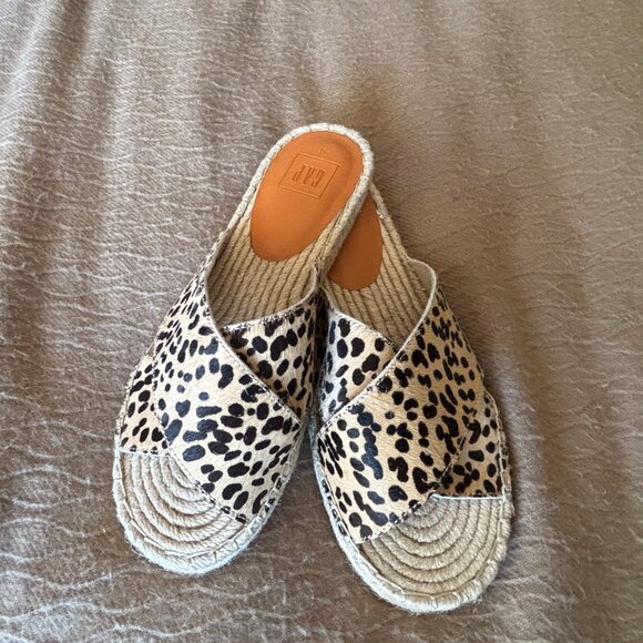 Gap Cross Strap Espadrille Sandals, Size 9 - Picture 1 of 5